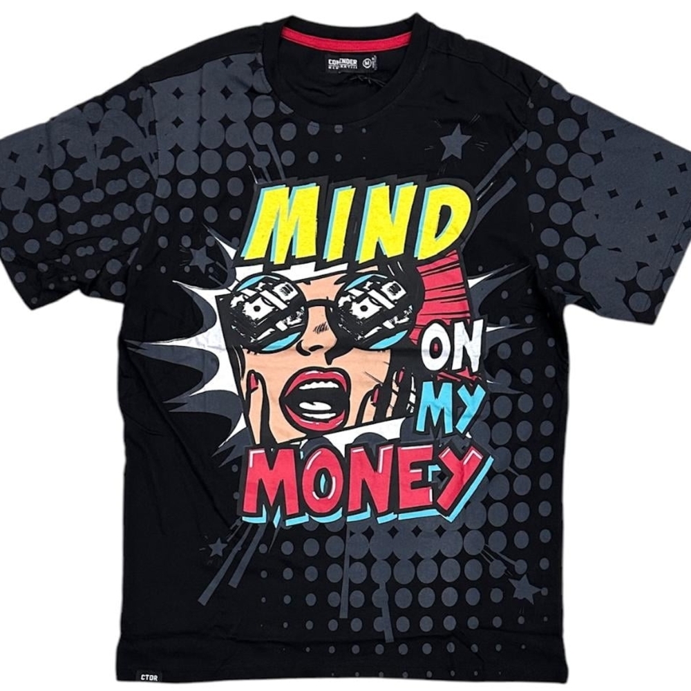 Contender Black Graphic T-Shirt Streetwear